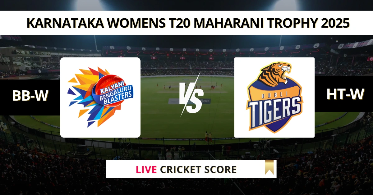 BB-W VS HT-W Live Cricket Score Karnataka Womens T20 Maharani Trophy 2025