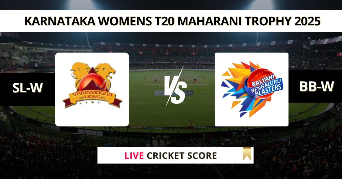 SL-W VS BB-W Live Cricket Score KARNATAKA WOMENS T20 MAHARANI TROPHY 2025