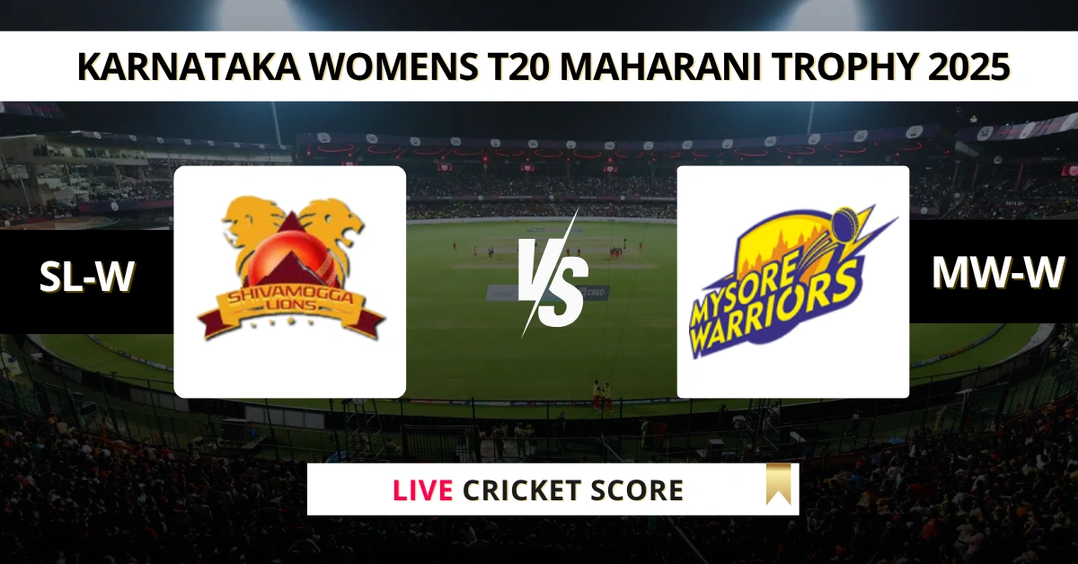 SL-W VS MW-W Live Cricket Score Karnataka Womens T20 Maharani Trophy 2025